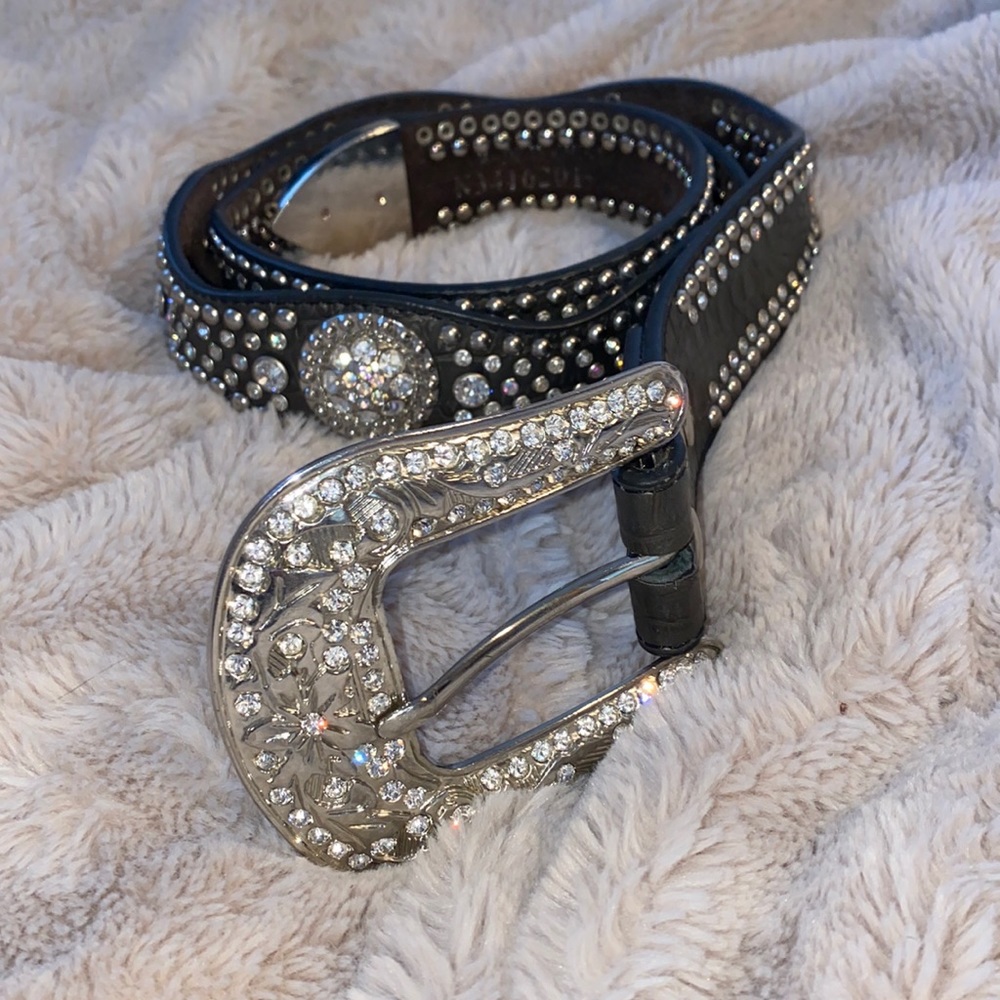 Women’s Sparkly Western Belt (L)